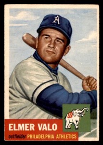 1953 Topps Baseball #122 Elmer Valo VG *f2