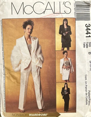 McCall’s 3441 Size 8-12 Jacket, top, pants & skirts sewing pattern - Image 1 of 2