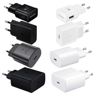 Oryginalna szybka ładowarka Samsung Zasilacz Kabel ładujący Adapter 15W 25W 45W USB-C - Zdjęcie 1 z 13