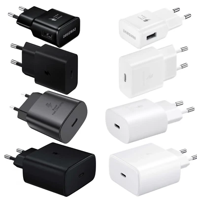 Original Samsung Schnellladegerät Netzteil Ladekabel Adapter 15W 25W 45W USB-C - Bild 1 von 4