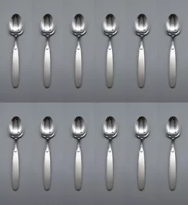 Oneida Stainless Paradox Five O'Clock Spoons - Set of Twelve NOS USA Made - Picture 1 of 3