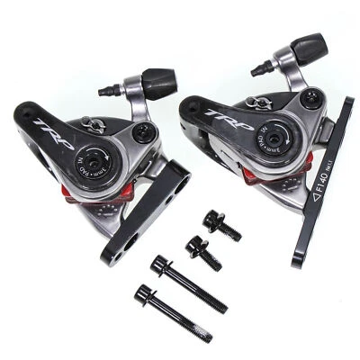 Juego de frenos de brazo de carbono TRP SPYRE SLC MONTAJE PLANO, freno de disco carretera/CX Foto 1 de 4