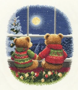 Kit de punto de cruz William's Christmas Wish Heritage Crafts - Imagen 1 de 1