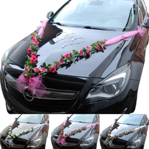 Brautauto Dekoration Autoschmuck Hochzeitsauto Autogirlande Autodeko Braut G5 - Bild 1 von 4