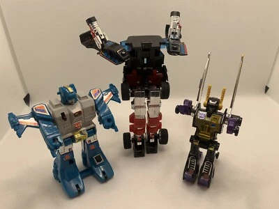 Vintage Transformers G1 Lot w/ rub Trailbreaker Kickback Topspin Decepticon  - Image 1 of 4