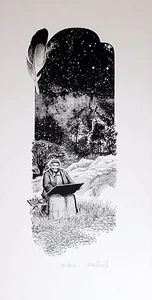 Gordon Friesen Hand Signed Numbered Limited Edition Emily Carr Beacon Hill 1990 - Bild 1 von 3