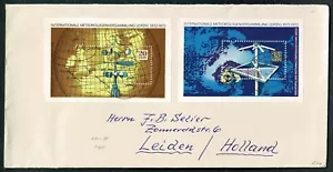 SG10 EAST GERMANY (DDR) 1972 Cover two MS Meteorologist Gatherings to Holland - Picture 1 of 2