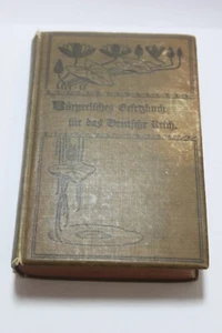 Bürgerliches Gesetzbuch für das deutsche Reich nebst Einführungsgesetz - Bild 1 von 12