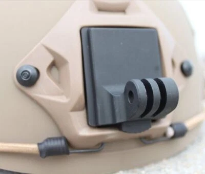 Auf Lager Aluminium Fixed Helmhalterung für Kamera Gopro Hero 2 3 3+ NVG Base - Bild 1 von 2