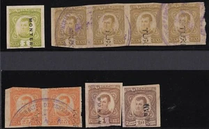 F-EX5448 MEXICO REVENUE 1910-1911. TIMBRE FEDERAL 1c,...10$. - Picture 1 of 1