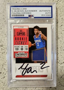 2018-19 Contenders Shai Gilgeous Alexander Rookie Ticket RPA Signed Auto PSA DNA - Picture 1 of 7