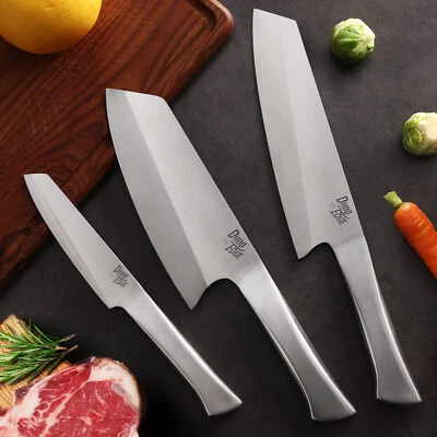 Kitchen Knife Set 3PCS High Carbon Sharp Stainless Steel  Nonstick Chef Knife - image 1 of 4