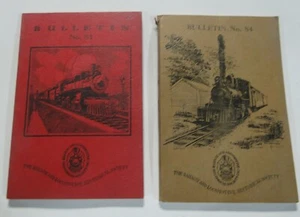 THE RAILWAY AND LOCOMOTIVE HISTORICAL SOCIETY - BULLETIN NO. 83 & 84 ~ 1951 - Picture 1 of 5