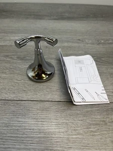 Kohler K-27427-CP Tone Single Robe Hook in Chrome Scratches & MISSING HARDWARE - Picture 1 of 3