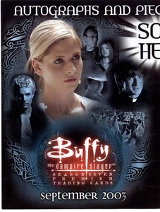 Buffy the Vampire Slayer - Season 7 / Angel Season 4 - Sell Sheet [8 1/2" x 11"] - Picture 1 of 1