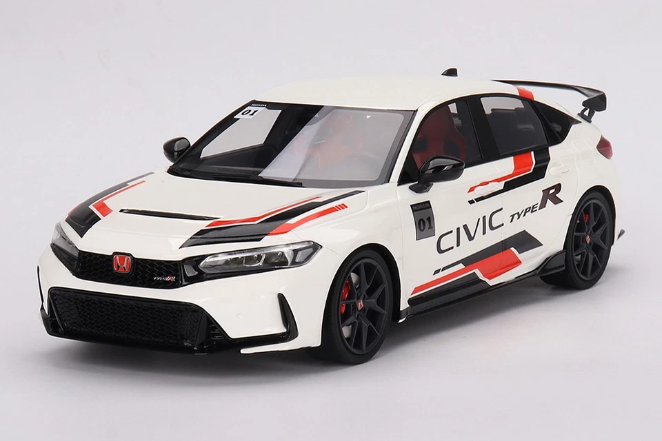 MINI-GT TS0509 HONDA - CIVIC TYPE-R 2023 - WHITE RED - 1/18
