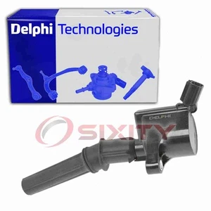 Delphi Ignition Coil for 2003-2005 Ford E-350 Club Wagon 5.4L V8 Wire Boot oj - Picture 1 of 5
