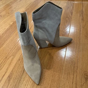 Dolce Vita Women’s Western Boots sz 7 Nestly Taupe Multi Suede With Box - Picture 1 of 4