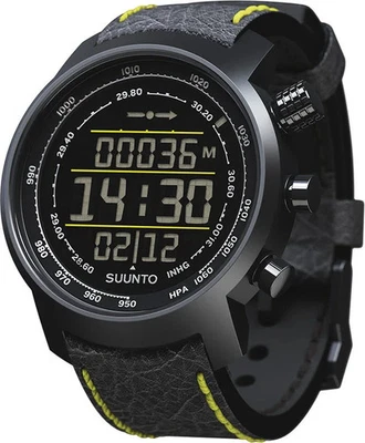 Relógio masculino ao ar livre Suunto ELEMENTUM TERRA COURO bússola amarela SS019997000 - Imagem 1 de 4