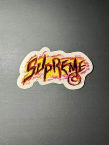 Supreme Multicolor Crayon Text Art Sticker FW20 - Picture 1 of 2