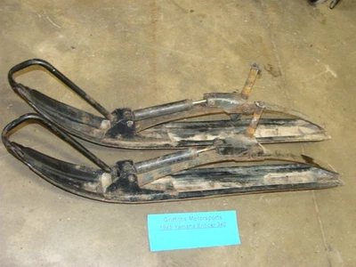 1985 YAMAHA ENTICER ET340 8Y2 oem metal skis spindles springs - Image 1 of 4