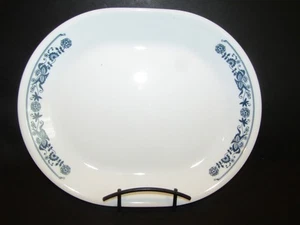 Corelle OLD TOWN BLAU Zwiebel Oval LÄNGLICH Servierplatte Platte 12 1/4" x 10" - Bild 1 von 6