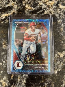 2021 Panini Prizm Draft Picks #PDP1 Henry Davis Carolina Blue Velocity Prizm - Picture 1 of 2