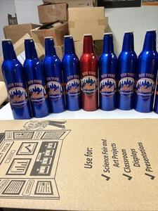 Bottiglia birra souvenir alluminio Bud Light NY Mets 16 oz totale vuota senza tappi - Foto 1 di 13