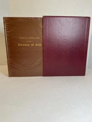 Charles Baudelaire Flowers Of Evil 1940 Limited Editions Club w/Slipcase ~ MINT - Image 1 of 4