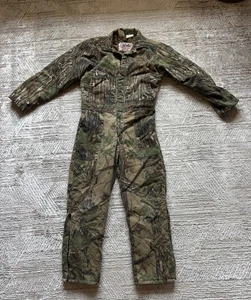 Vintage Walls Blizzard-Pruf Youth 14 Reg Insulated Realtree Camo Coveralls - Picture 1 of 21