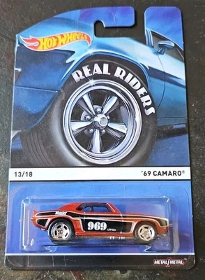 2014 HOT WHEELS 1969 CAMARO REAL RIDERS 13/18 - Image 1 of 4