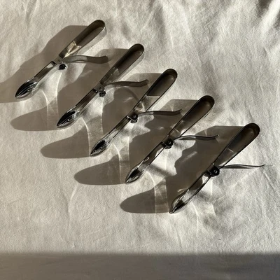 5 Pampered Chef Small Double Spoon Serving Tongs #2560 Retired - Image 1 of 4