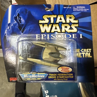 Micro Machines Star Wars Episode I Trade Federation Droid Starfighter 1998 NEW — 第 1/4 张图片