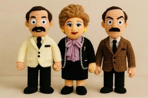 Paquetes de patrones de tejido de torres de albahaca Sybil Manuel Fawlty - Imagen 1 de 5