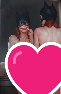 Totalmente Rad Halloween Alice Rauch Murciélago Mujer en Espejo ¡Cubierta Virgen COMPLETA!!!   Casi nuevo - Imagen 1 de 1