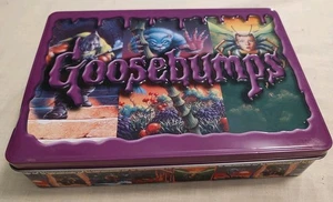 R.L. Stine Goosebumps 25th Anniversary Retro Set 5 Books Tin - Imagen 1 de 4