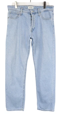 JACK & JONES Relaxed/Chris Jeans Men's W33/L32 Light Blue Denim Button Fly - Image 1 of 4