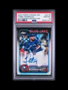 Actualización cromada Topps 2024 - Yariel Rodriguez Ref. Auto /499 #AC-YR PSA 10, Pop 1 - Imagen 1 de 2