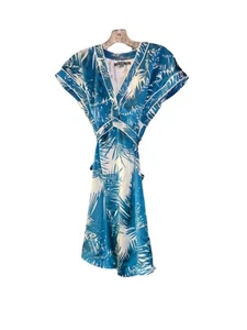 Abito donna Proenza Schouler Target Xs 100% seta kimono designer lusso - Foto 1 di 3
