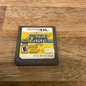 Puzzle Time (Nintendo DS, 2010) solo cartucho de juego - Imagen 1 de 2