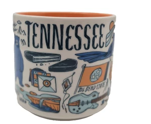 TENNESSEE Starbucks 2018 Been There Series 14 oz Ceramic Coffee Mug Cup Tea - Picture 1 of 6