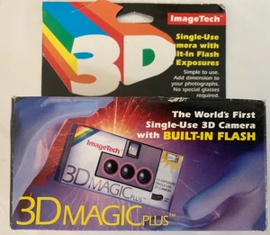 IMAGETECH 3-D 35mm Disposable Camera - with 3DMagicPlus- Unopened in sealed foil - Picture 1 of 5