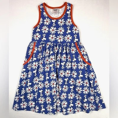 Vestido HANNA DIFFERENTSON X PEANUTS Margarida Estampa Floral e Snoopy Fit & Flare 6-7 - Imagem 1 de 4