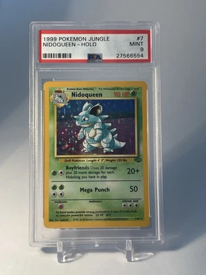 Pokémon TCG Nidoqueen Jungle 7/64 Holo Unlimited Rare PSA 9 - Image 1 of 2