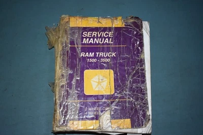 Dodge Ram Truck 1500 2500 3500 1996 manual de reparación de taller de servicio fabricante de equipos originales de fábrica Foto 1 de 4