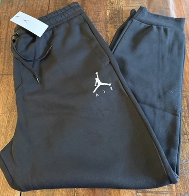 Calça de moletom Nike masculina XL Jordan Jumpman joggers lã 940172 preta nova com etiquetas - Imagem 1 de 3