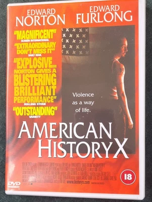 American History X DVD Drama (1999) Edward Norton Quality Guaranteed - Image 1 of 2