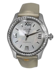 Glashutte Lady Serenade 39-22-08-22-44 Diamonds MOP Date Steel 36MM Automatic - Picture 1 of 13