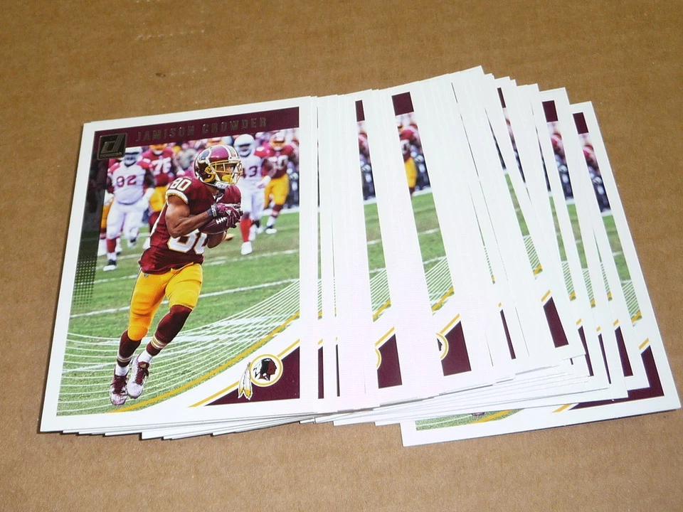 2018 Panini Donruss JAMISON CROWDER BASE LOT OF 24 CARDS REDSKINS #289 - Image 1 of 1