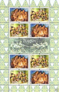 BULGARIA 2007 EUROPA CEPT 2007 SCOUTS MINISHOJA MNH   - Imagen 1 de 1